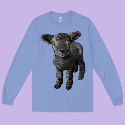 Southdown Baby Sheep Long Sleeve Tee Designed By Lillyallendesigns