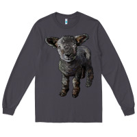 Smoke southdown baby sheep Long Sleeve Tee - LillyAllenDesigns