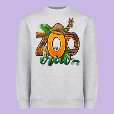 Zoo Crew Heavyweight Sweatshirt Designed By Adodesignshop