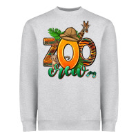 Heather Grey zoo crew Heavyweight Sweatshirt - AdoDesignShop