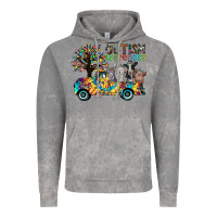 Cloud Rock autism avareness3 Vintage Hoodie - CowhideDigitalArt