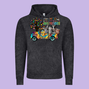 Autism Avareness3 Vintage Hoodie Designed By Cowhidedigitalart