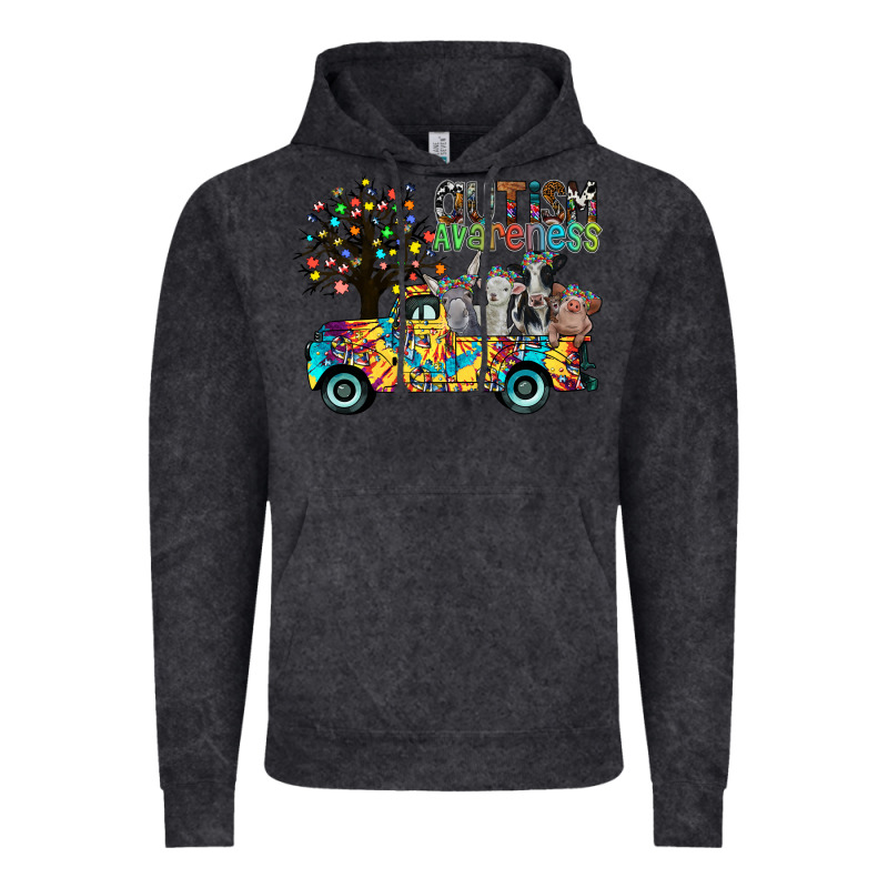 Autism Avareness3 Vintage Hoodie by CowhideDigitalArt | Teevron