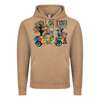 Vintage Coffee autism avareness3 Vintage Hoodie - CowhideDigitalArt
