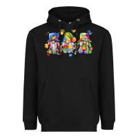 Black autism gnomes Heavyweight Hoodie - LillyAllenDesigns