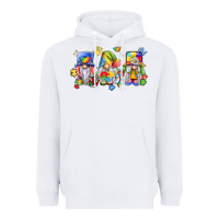 White autism gnomes Heavyweight Hoodie - LillyAllenDesigns