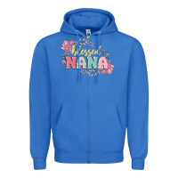 True Royal blessed nana Zipper Hoodie - MaliasSmallBusiness