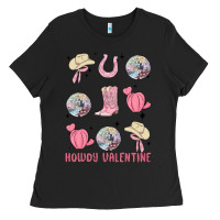 Black howdy valentine Ladies Tee - MaliasSmallBusiness