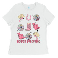 White howdy valentine Ladies Tee - MaliasSmallBusiness