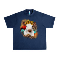 Navy christmas heifer Urban Heavy Tee - JahusDesignShop