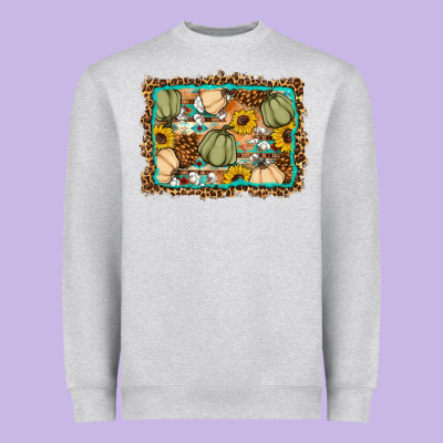 Fall Pumpkin Heavyweight Sweatshirt Designed By Artiststas