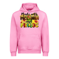 Fuchsia Pink made with melanin and magic Urban Hoodie - CowGirlArtShop