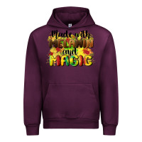 Mauve Wine made with melanin and magic Urban Hoodie - CowGirlArtShop