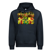 Navy made with melanin and magic Urban Hoodie - CowGirlArtShop