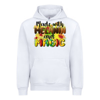 White made with melanin and magic Urban Hoodie - CowGirlArtShop