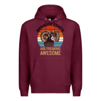 Because Goats Are Freaking Awesome Premium Hoodie | Teevron
