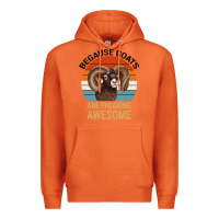 Carrot Because Goats Are Freaking Awesome Premium Hoodie - Bettercallsaul