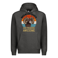 Charcoal Heather Because Goats Are Freaking Awesome Premium Hoodie - Bettercallsaul