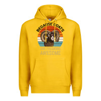 Lemon Because Goats Are Freaking Awesome Premium Hoodie - Bettercallsaul