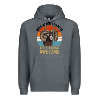 Rock Because Goats Are Freaking Awesome Premium Hoodie - Bettercallsaul