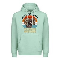 Seafoam Because Goats Are Freaking Awesome Premium Hoodie - Bettercallsaul