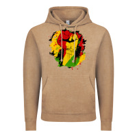 Vintage Coffee juneteenth fist Vintage Hoodie - HRA Design Shop
