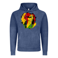 Vintage Denim juneteenth fist Vintage Hoodie - HRA Design Shop