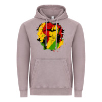 Vintage Zinc juneteenth fist Vintage Hoodie - HRA Design Shop