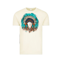 Vintage Arctic bull skull indian headdress Vintage Tee - JahusDesignShop
