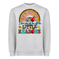 Heather Grey i love my job for all the little reasons Heavyweight Sweatshirt - AdoDesignShop