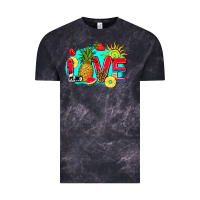 Cloud Black love summer fruit and sun Vintage Tee - AdoDesignShop