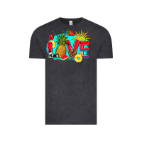 Vintage Black love summer fruit and sun Vintage Tee - AdoDesignShop