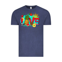 Vintage Denim love summer fruit and sun Vintage Tee - AdoDesignShop