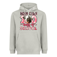 Moon Dust holy cow 100 days of school Heavyweight Hoodie - LillyAllenDesigns