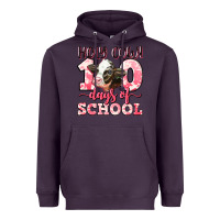 Plum holy cow 100 days of school Heavyweight Hoodie - LillyAllenDesigns