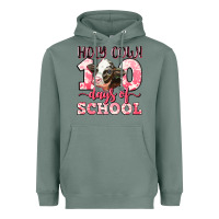 Sage holy cow 100 days of school Heavyweight Hoodie - LillyAllenDesigns