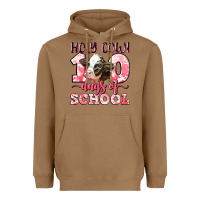 Toasted Coconut holy cow 100 days of school Heavyweight Hoodie - LillyAllenDesigns