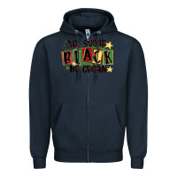 Navy no sugar black no cream Zipper Hoodie - MaliasSmallBusiness