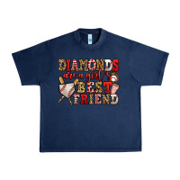 Navy diamonds are a girl's best friend baseball Urban Heavy Tee - Jasminsmagicworld