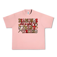 Salmon diamonds are a girl's best friend baseball Urban Heavy Tee - Jasminsmagicworld