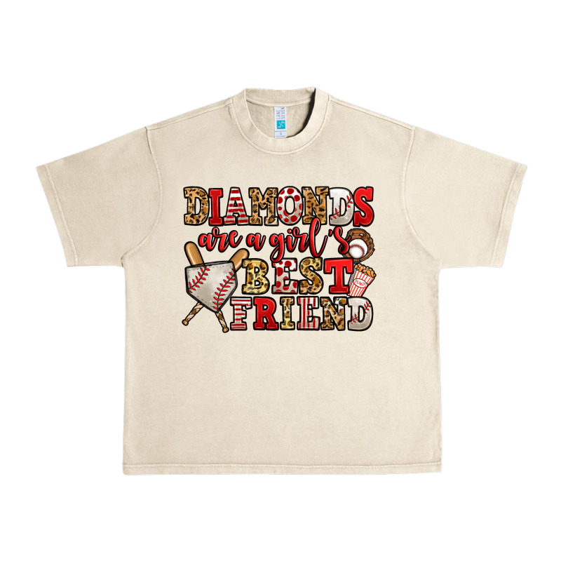 Diamonds Are A Girl's Best Friend Baseball Urban Heavy Tee by Jasminsmagicworld | Teevron