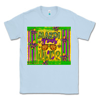 Dusty Blue mardi gras dude Classic Tee - Artiststas