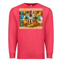 Cardinal Fall With Baby Goat Premium Sweatshirt - LillyAllenDesigns