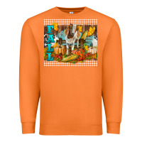 Carrot Fall With Baby Goat Premium Sweatshirt - LillyAllenDesigns
