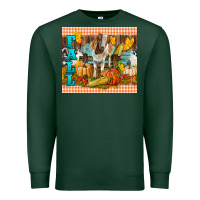 Sports Green Fall With Baby Goat Premium Sweatshirt - LillyAllenDesigns