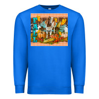 True Royal Fall With Baby Goat Premium Sweatshirt - LillyAllenDesigns