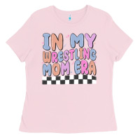 Bubblegum Pink in my wrestling mom era Ladies Tee - MaliasSmallBusiness