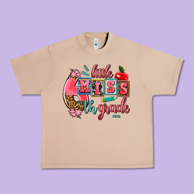 Little Miss 6 Th Grade Urban Heavy Tee Designed By Adodesignshop
