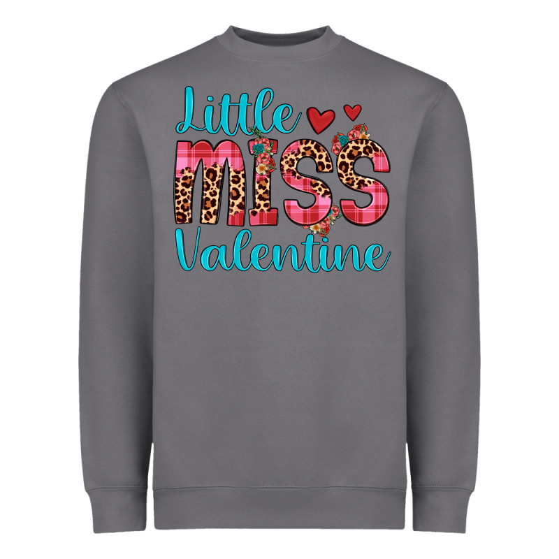 Little Miss Valentine Heavyweight Sweatshirt by JahusDesignShop | Teevron