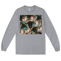 Heather Grey suffolk ewe and merino ram sheeps Long Sleeve Tee - BarkalooDesign